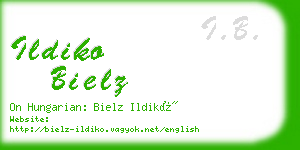 ildiko bielz business card